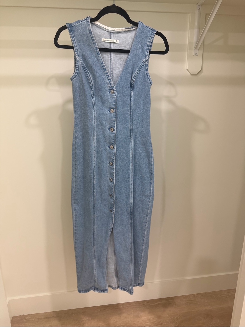 Abercrombie & Fitch Denim Button-Front Women's Dress